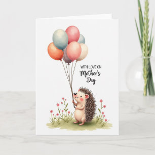Sweet Mothers Day Balloons Card