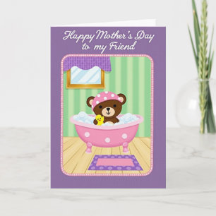 Sweet Mothers Day Bath Time Card