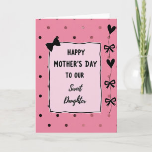 Sweet Mothers Day Bow Card
