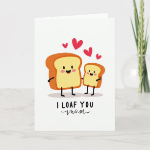 Sweet Mothers Day Bread Slice Card