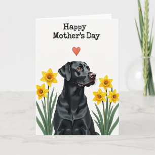 Sweet Mothers Day Canine Art Card