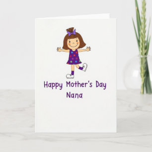 Sweet Mothers Day Cartoon Card