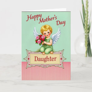 Sweet Mothers Day Cherub Card