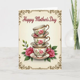 Sweet Mothers Day China Card
