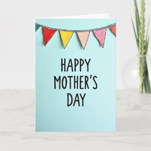 Sweet Mothers Day Flags Card