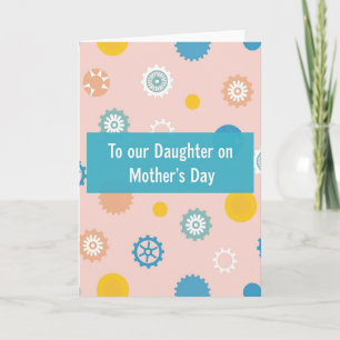 Sweet Mothers Day Gears Card