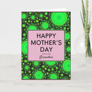 Sweet Mothers Day Glow Art Card