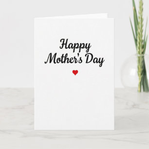 Sweet Mothers Day Heart Card