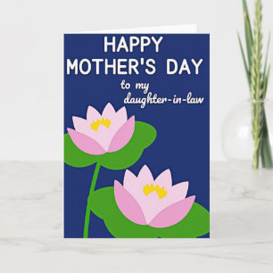 Sweet Mothers Day Indigo Card