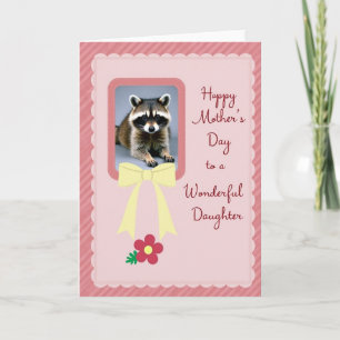 Sweet Mothers Day Masked Critter Card