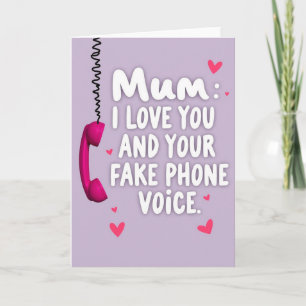 Sweet Mothers Day Phone Card