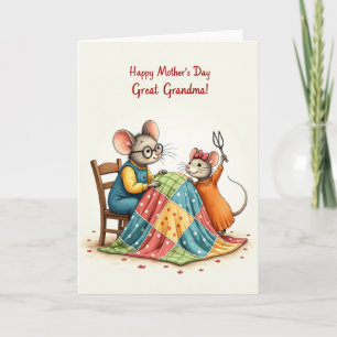 Sweet Mothers Day Quilt Card