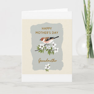 Sweet Mothers Day Robin Art Card