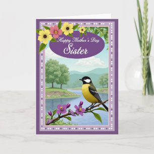 Sweet Mothers Day Songbird Card