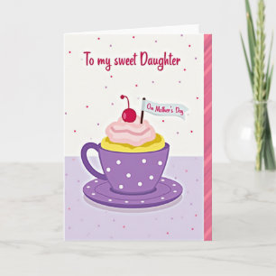Sweet Mothers Day Teacup Treat Card
