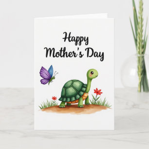 Sweet Mothers Day Turtle Bug Card