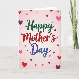 Sweet Mothers Day Type Card