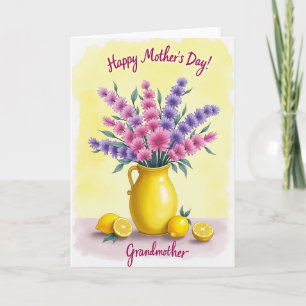 Sweet Mothers Day Vase Card
