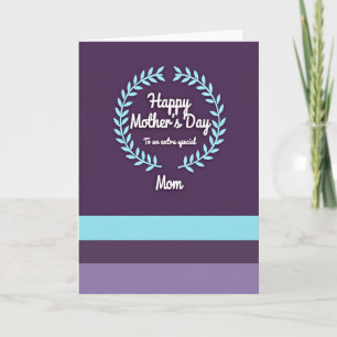 Sweet Mothers Day Wreath Card