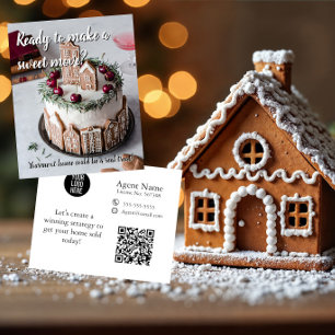 Sweet Move Real Estate Xmas Mailer gingerbread  Flyer