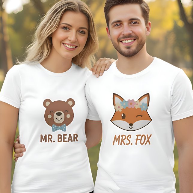 Sweet Mrs. Fox Women's Matching Couples T-Shirt (Creator Uploaded)