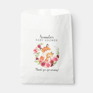 Sweet Mum & Baby Fox Shower Favour Bags