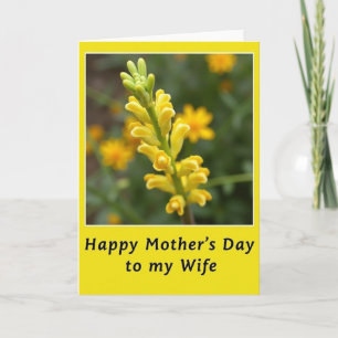 Sweet Mum Yellow Bloom Card