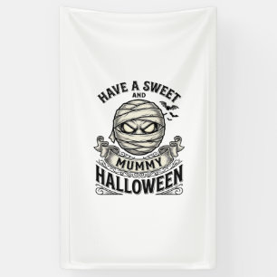 Sweet Mummy Halloween Vintage Vector Design_1 Banner