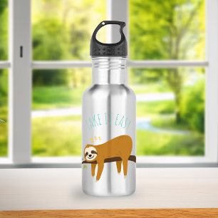 Sweet Napping Sloth "Take It Easy"  532 Ml Water Bottle
