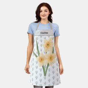 Sweet Narcissus Floral Mother’s Day Gift Apron