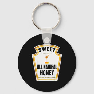 Sweet Natural Honey Condiment Sce Costume Party Ma Key Ring