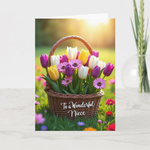 Sweet Niece Springtime Card