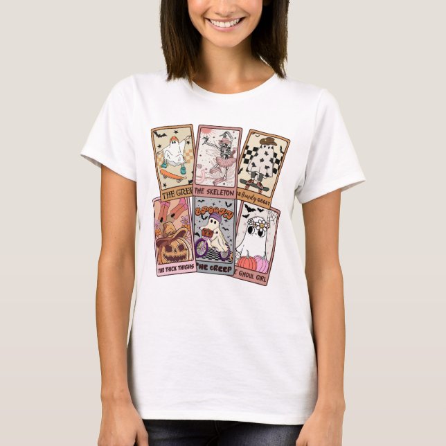 Sweet Not Spooky Tarot Tee (Front)