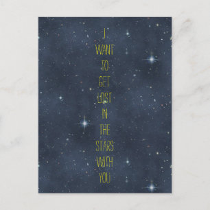 Sweet Nothings: Lost in the Stars Starry Night Sky Postcard