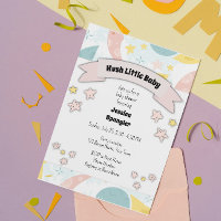 Sweet Nursery Rhyme Baby Shower Invitation
