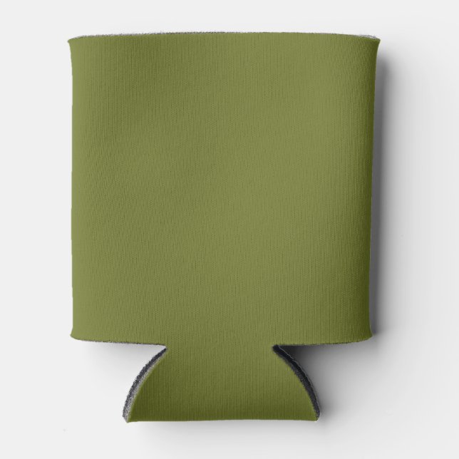 Sweet Olive Solid Colour Can Cooler (Front)