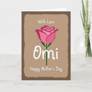 Sweet Omi Mothers Day Card