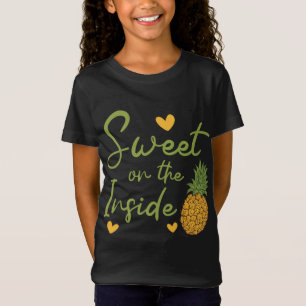 Sweet On The Inside Pineapple Lover Tropical Fruit T-Shirt