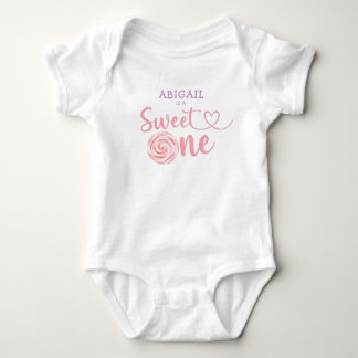 "SWEET ONE" 1ST BIRTHDAY BABY BODYSUIT