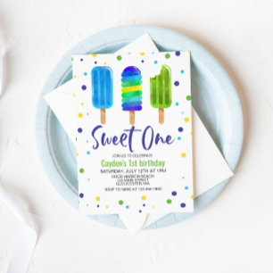 Sweet One 1st Birthday Invitation