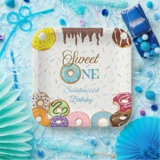 Sweet One 1st Birthday Party Plate | Customisable