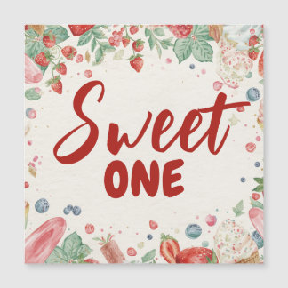 Sweet One 1st Birthday Strawberry Doughnut Ice Cre