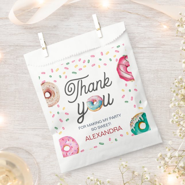  Sweet One Birthday baby shower Favour Bags (Clipped)