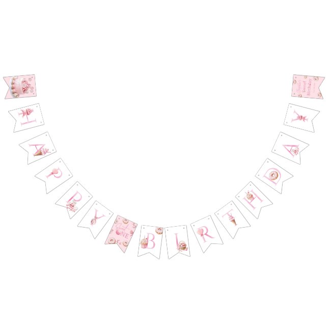 Sweet One Birthday Banner (All)