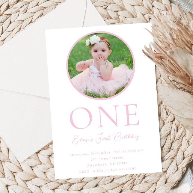 Sweet One Birthday  Invitation (Creator Uploaded)