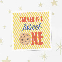Sweet One Chocolate Cookie Birthday Napkin