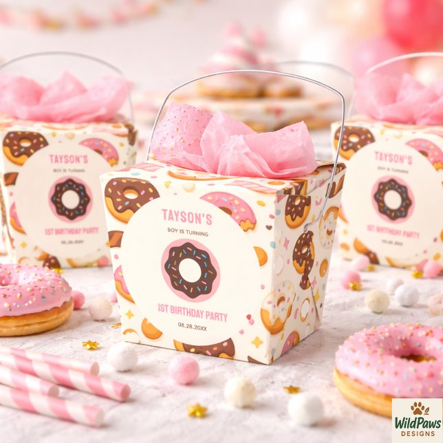 Sweet One Donut 1st Birthday Party | Cute Donut  Favour Box (Sweet One Donut 1st Birthday Party | Cute Donut Favor Boxes
)