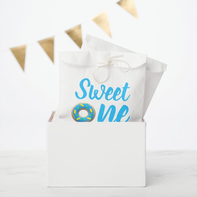 Sweet One Doughnut 1st Birthday Favour Bags (Party)