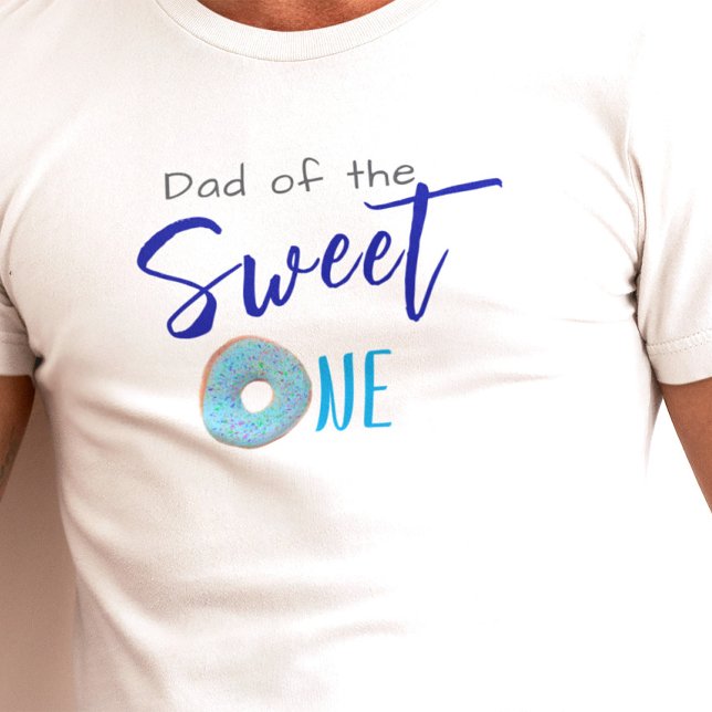 Sweet One Doughnut Blue Boy 1st Birthday Party T-Shirt (Creator Uploaded)