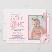 Sweet One Doughnut theme photo First birthday